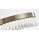 Canada LED 24 inch Gold LED Chandelier Ceiling Light